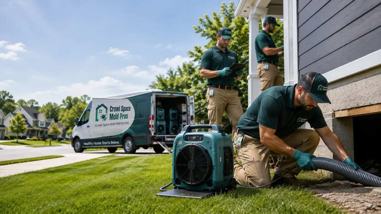 Crawl Space Mold Removal in Tiffin, IA
